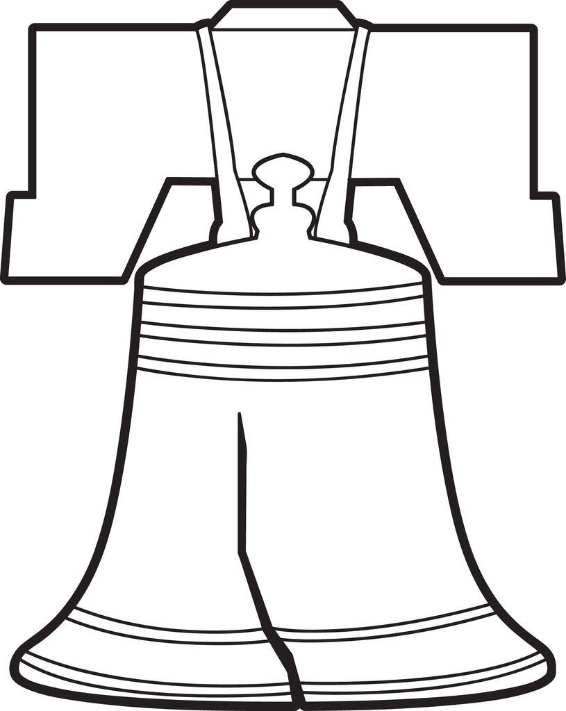 Printable Liberty Bell Coloring Page for Kids SupplyMe