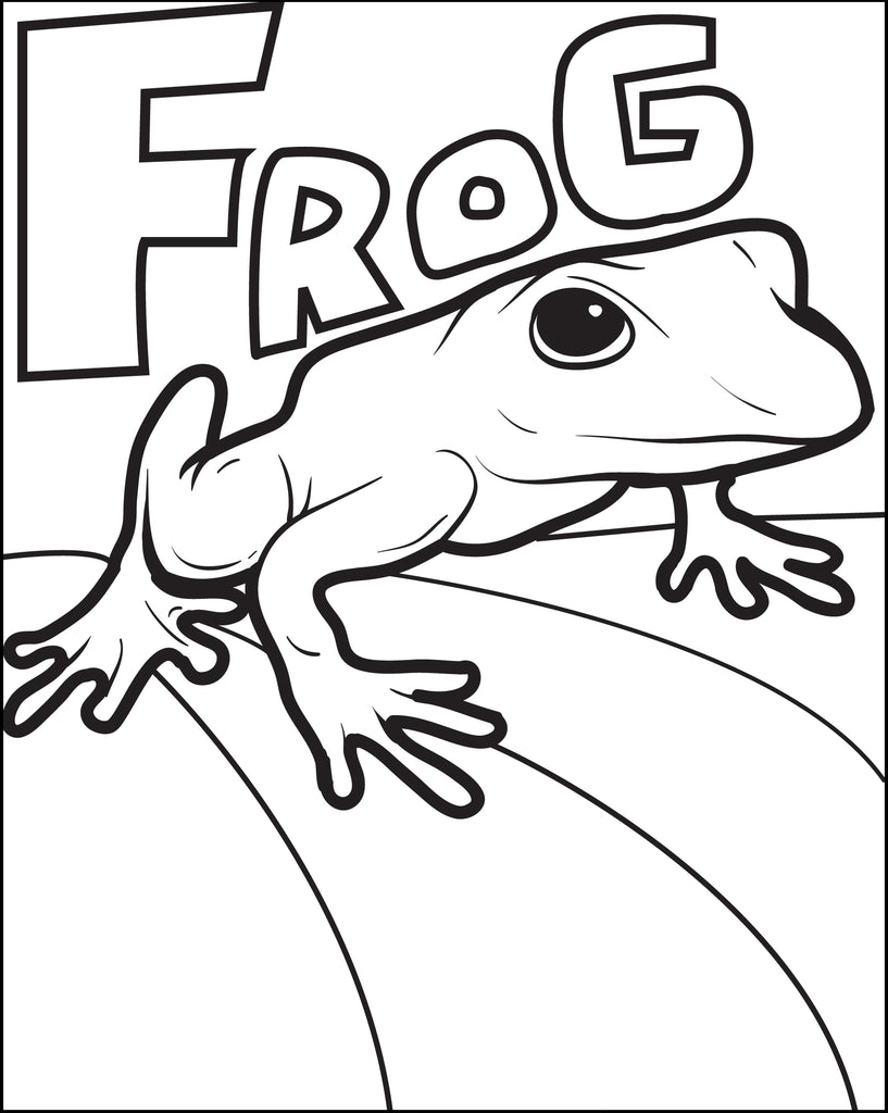 Frog Coloring Page #5