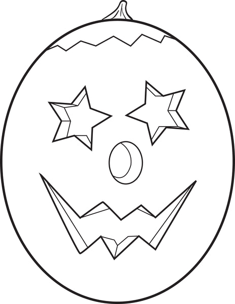 FREE Printable Pumpkin Coloring Page for Kids #8 – SupplyMe