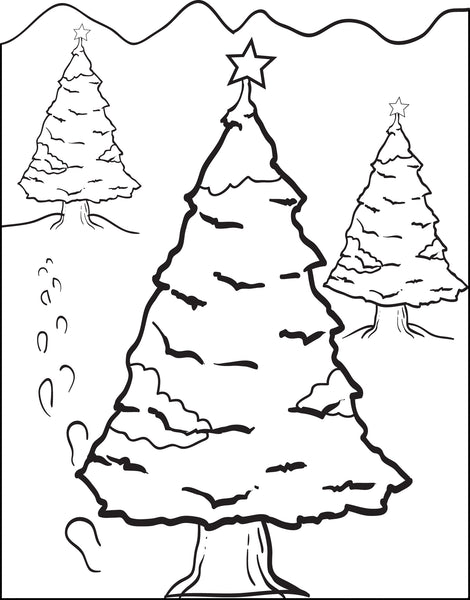 Download Printable Christmas Tree Coloring Page for Kids #6 - SupplyMe