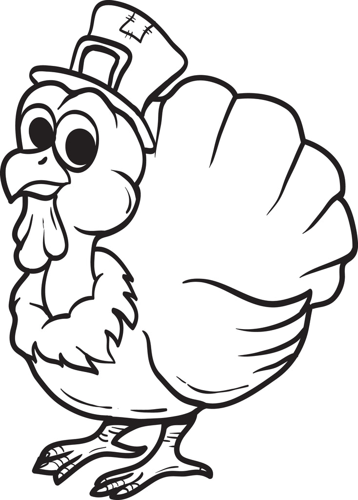 Download Printable Thanksgiving Turkey Coloring Page for Kids #7 ...