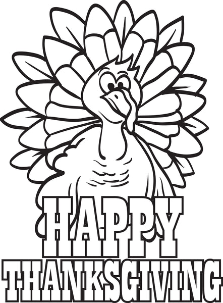 Printable Thanksgiving Turkey Coloring Page for Kids #9 ...