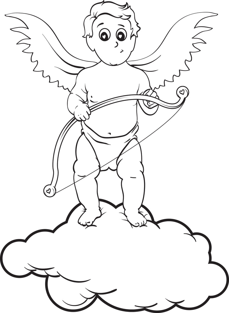 Cupid Coloring Page #6