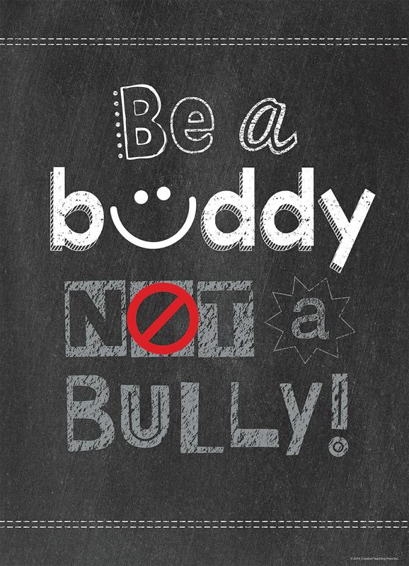 Be a Buddy Not a Bully Inspire U Poster | 6685 – SupplyMe