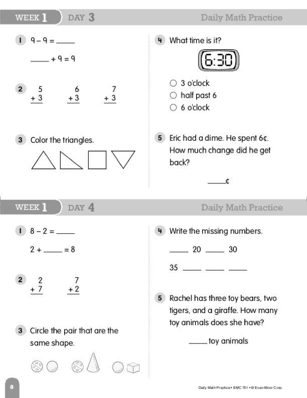 evan moor daily math practice grade 3 pdf