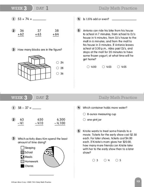 evan moor daily math practice grade 3 pdf