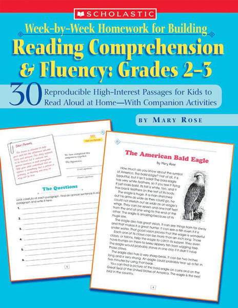 Scholastic Week-by-Week Homework for Building Reading Comprehension ...