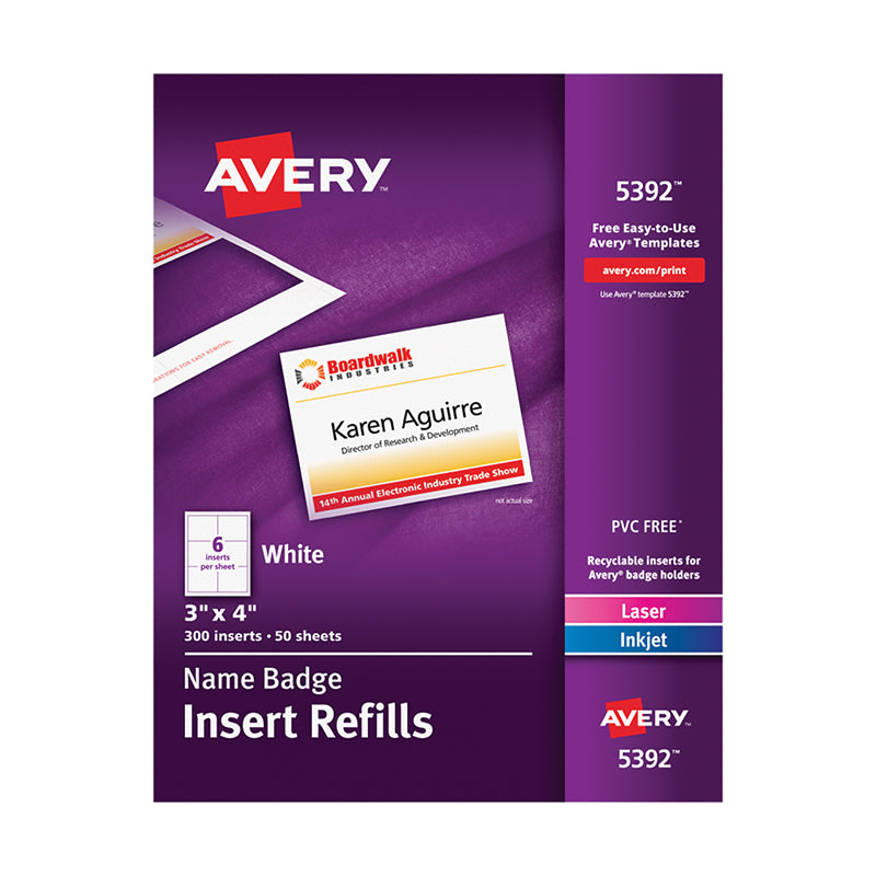 Avery 3X4 Label Template