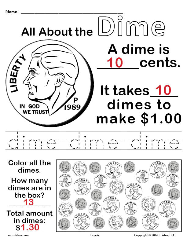 All About Coins! 4 FREE Printable Money Worksheets SupplyMe