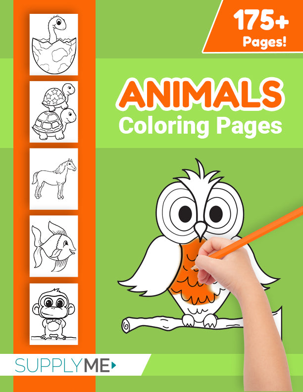 Download Animal Coloring Pages Bundle 175 Pages Of Printable Animal Coloring Supplyme