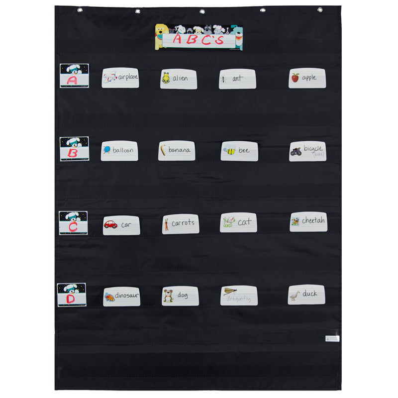 Essential Black Pocket Chart 158570 SupplyMe