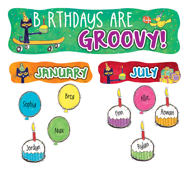 Teacher Created Resources Pete the Cat® Happy Birthday Mini Bulletin ...