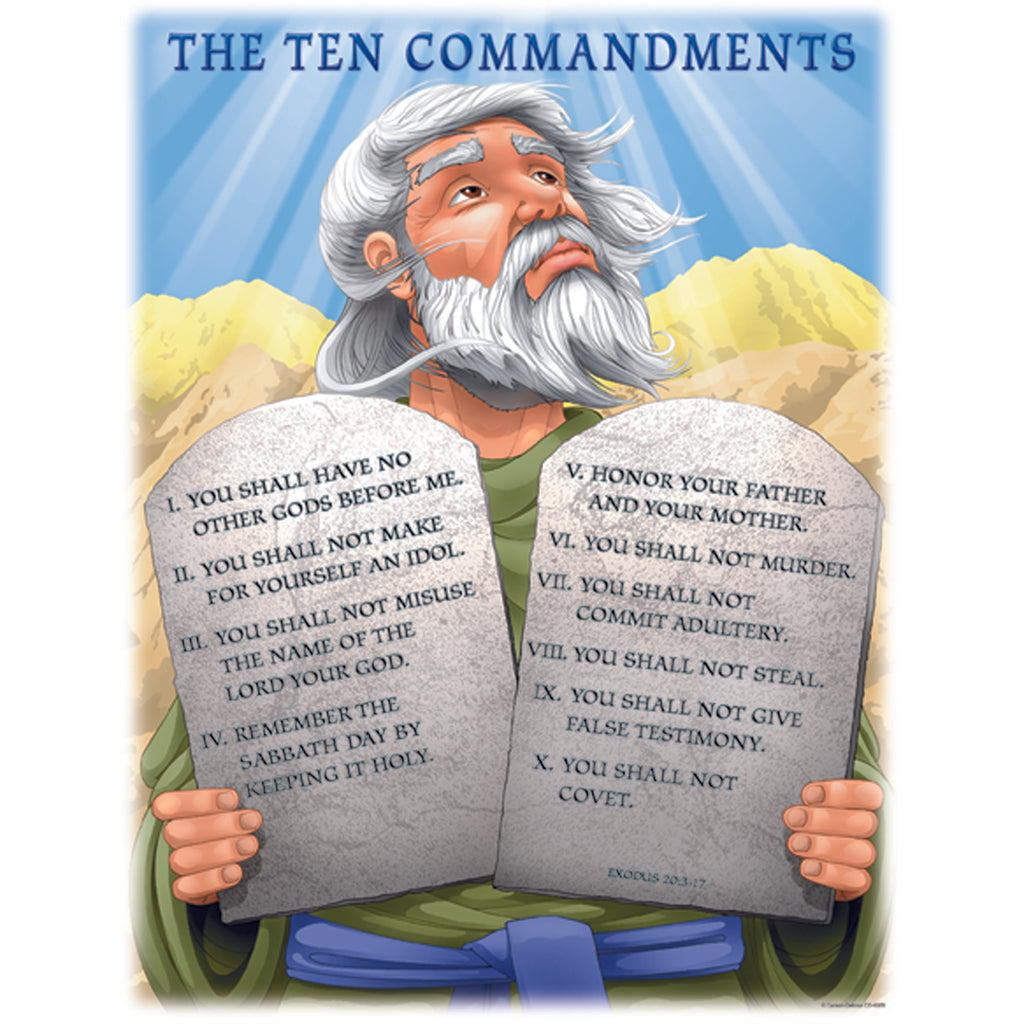 Ten Commandments Display 8927