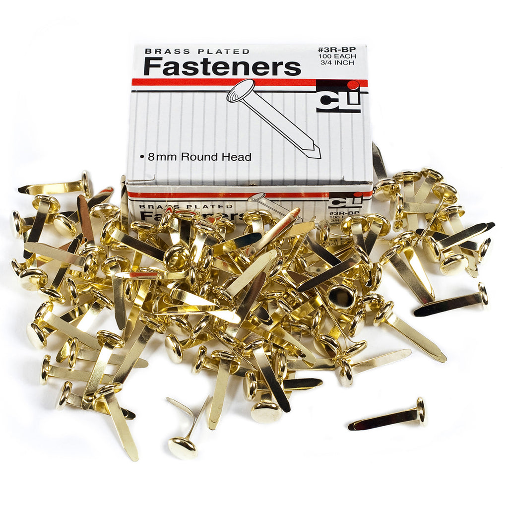 Charles Leonard Brass Fasteners 3/4