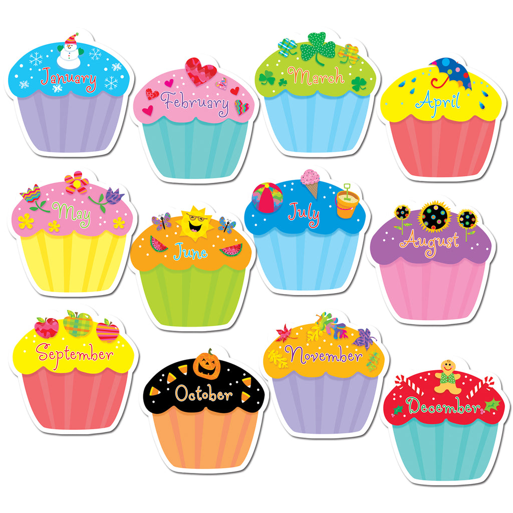 Creative Teaching Press Cupcakes Jumbo Cut Outs CTP5938 SupplyMe