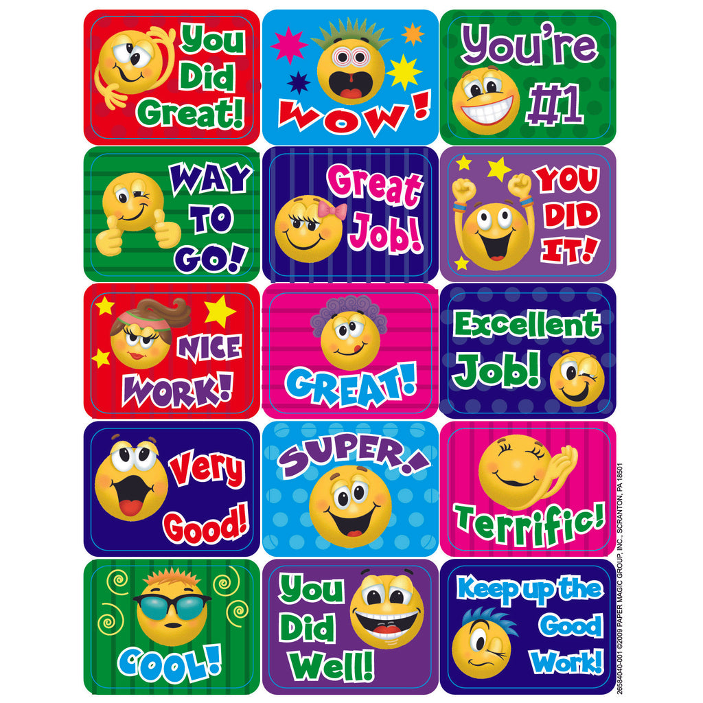 Eureka Emoticons Success Stickers Eu Supplyme