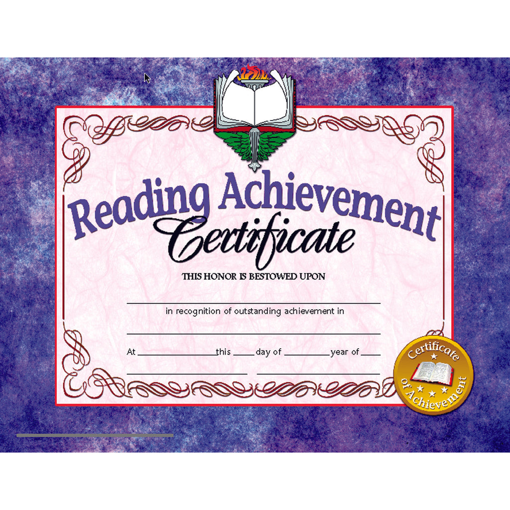 hayes-school-publishing-reading-achievement-certificates-h-va677-supplyme