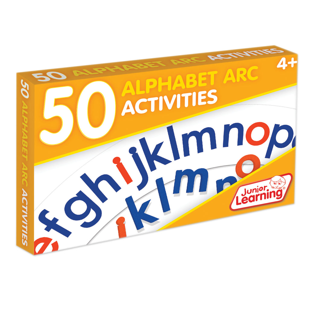 junior learning 50 alphabet arc activities jrl356 supplyme