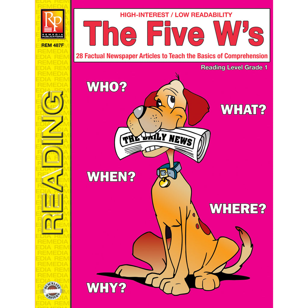 remedia-publications-the-five-w-s-reading-activity-book-1st-grade