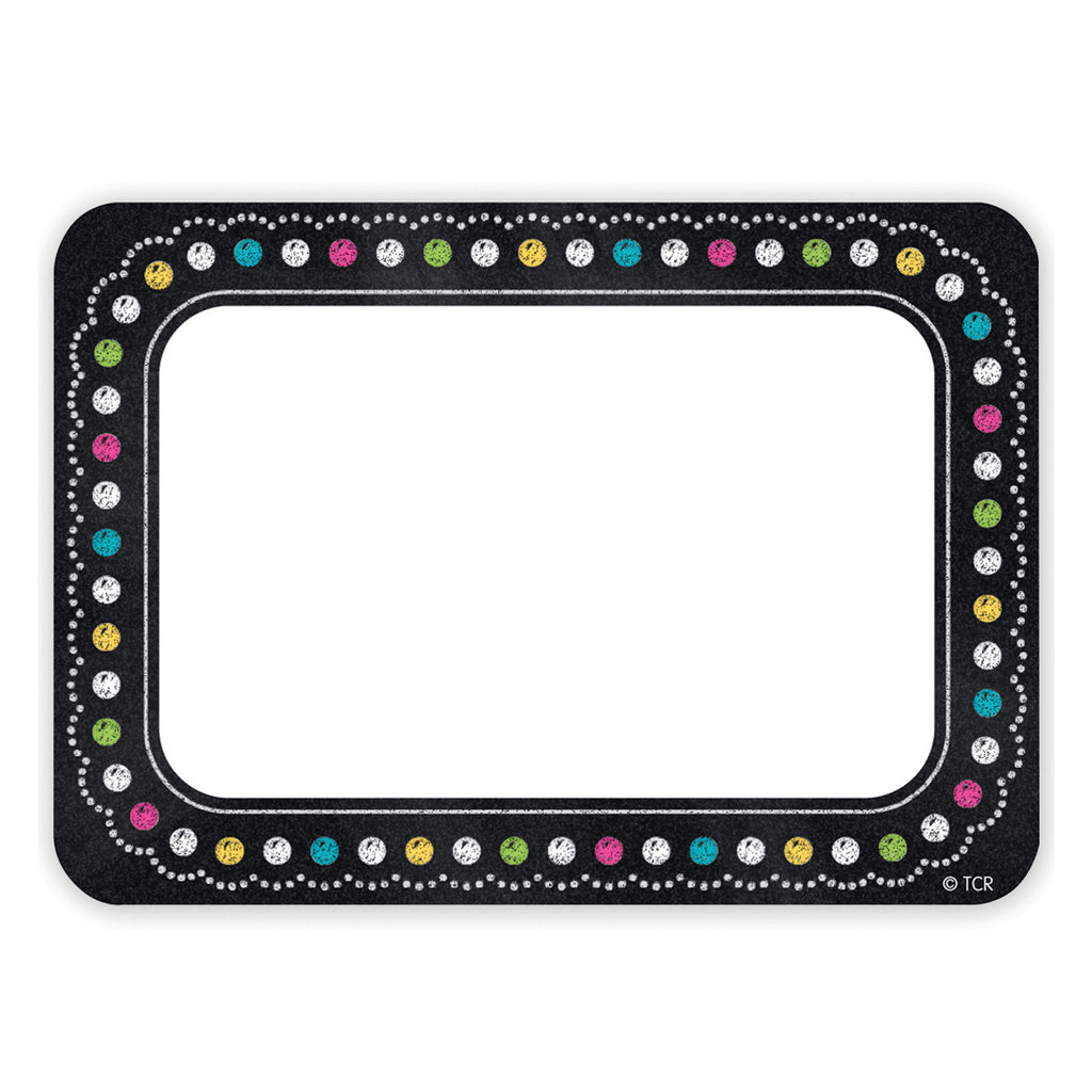 Teacher Created Resources Chalkboard Brights Name s Labels Tcr5623 Supplyme