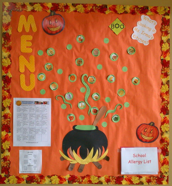 What's Cookin?! - Cafeteria Halloween Bulletin Board – SupplyMe