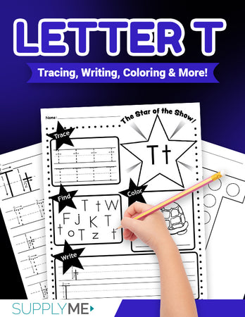 free preschool letter t worksheets and printables ages 3 4 years old supplyme