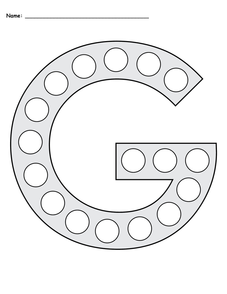 letter g do a dot printables uppercase lowercase supplyme