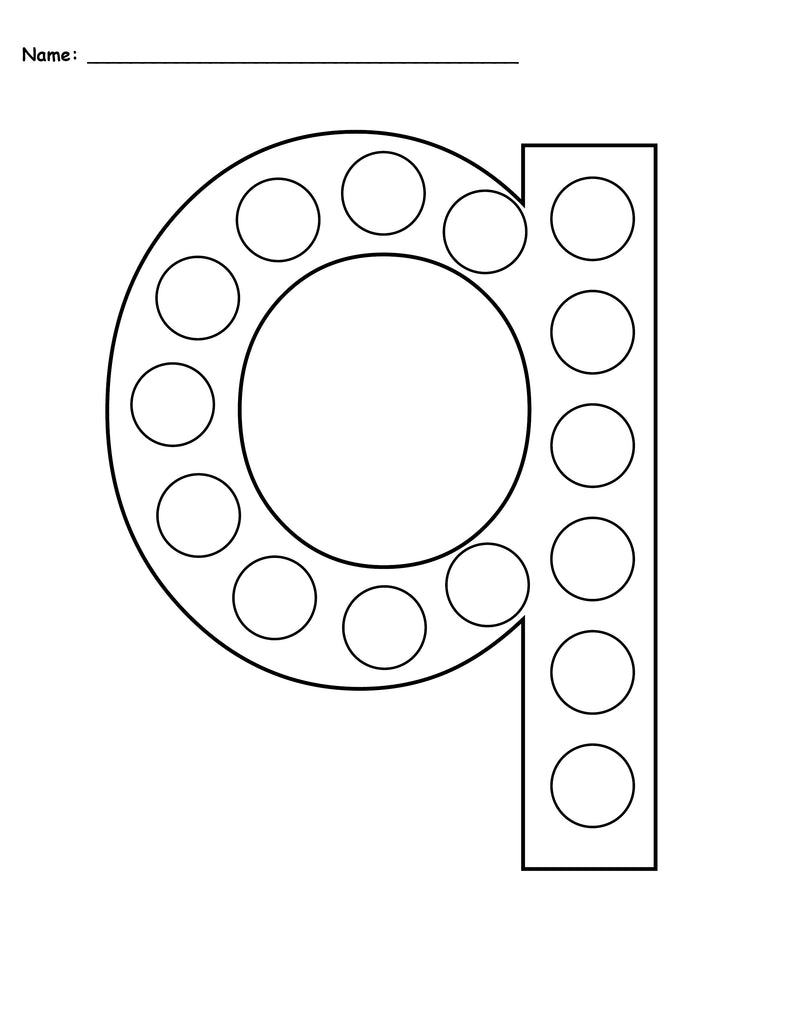 letter q do a dot printables uppercase lowercase