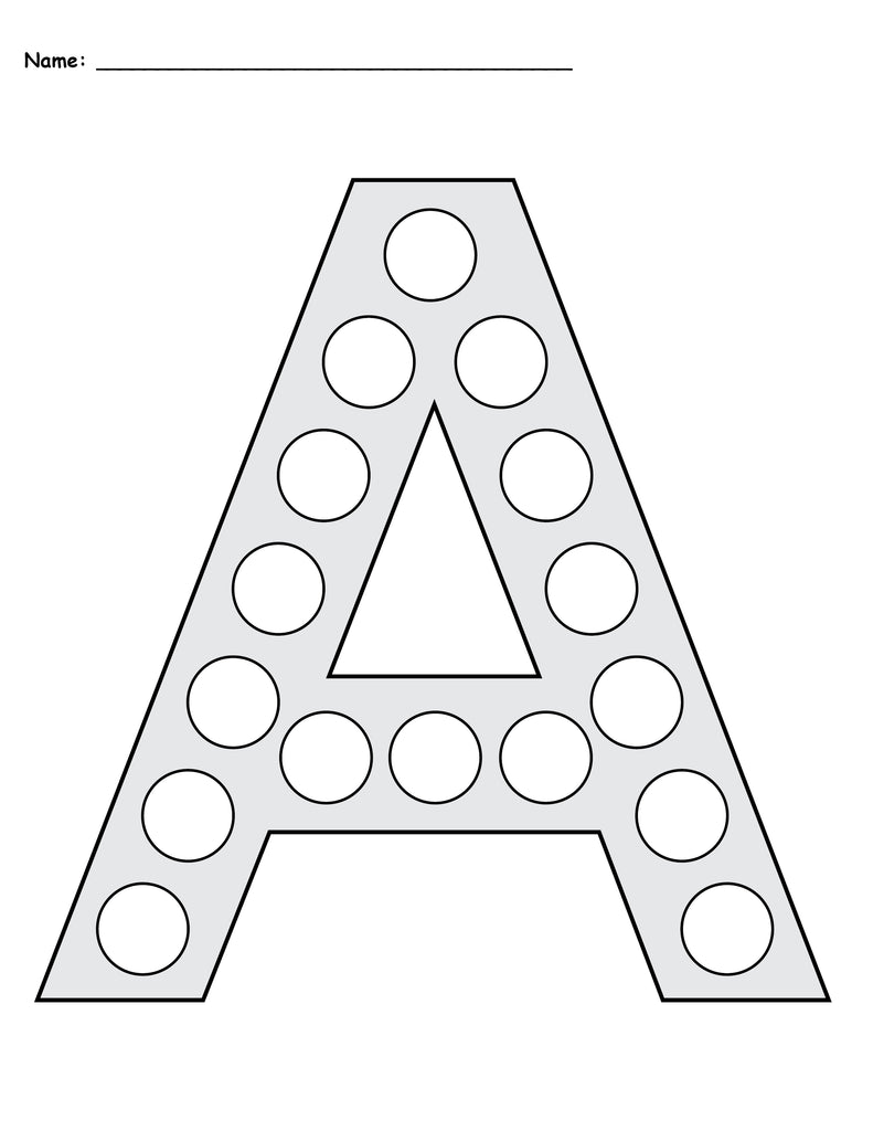 alphabet-dot-printables