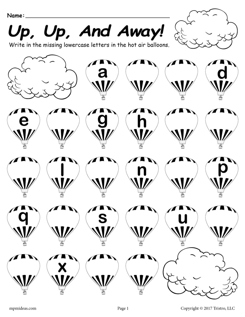 Small Letters Worksheets Letter