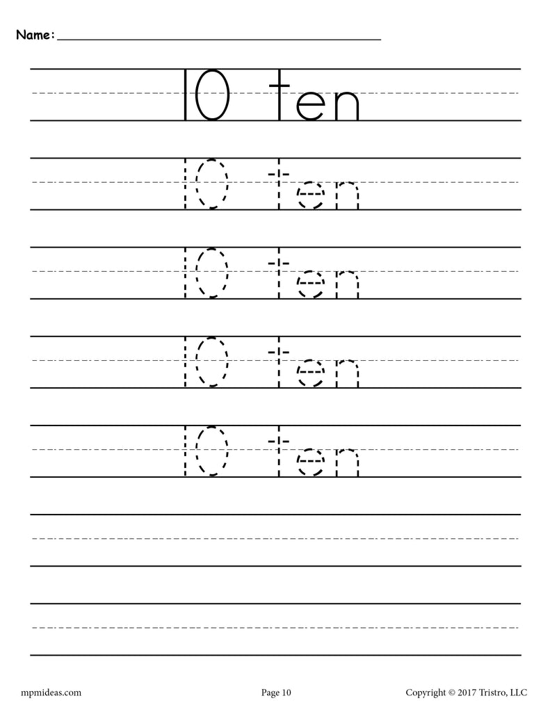 number-10-tracing-worksheet-number-ten-handwriting-worksheet-supplyme