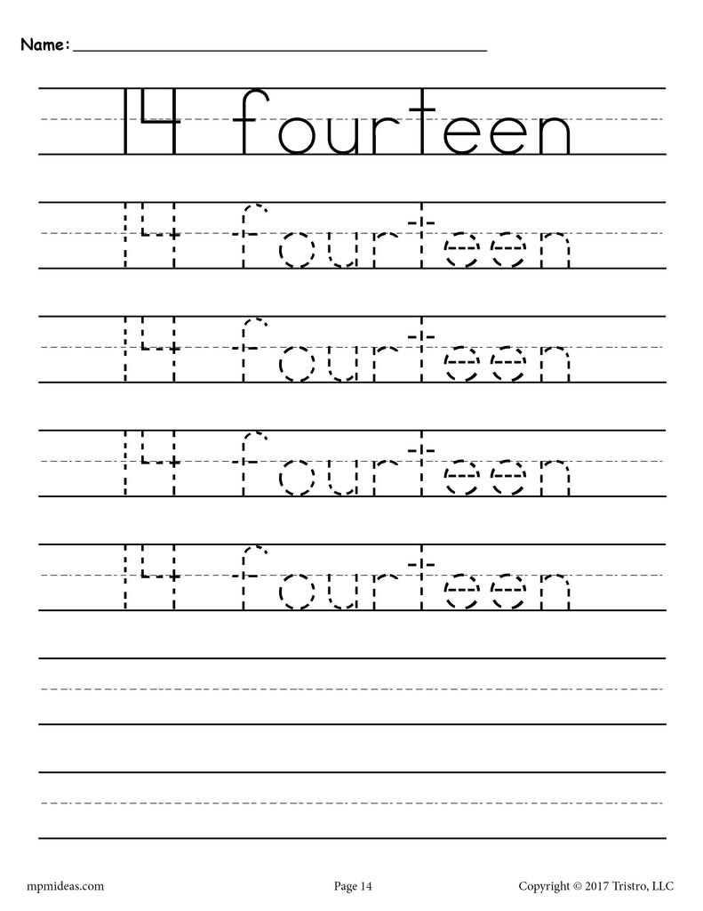 number-14-tracing-worksheet-number-fourteen-handwriting-worksheet-supplyme
