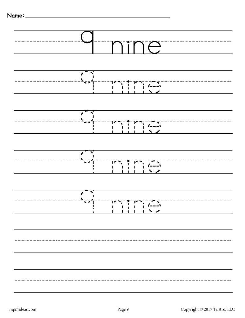number-9-tracing-worksheet-number-nine-handwriting-worksheet-supplyme