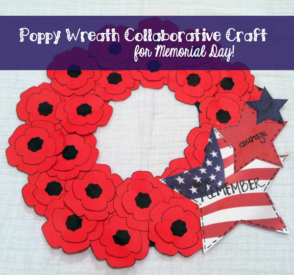 Poppy Wreath Memorial Day Craft – SupplyMe