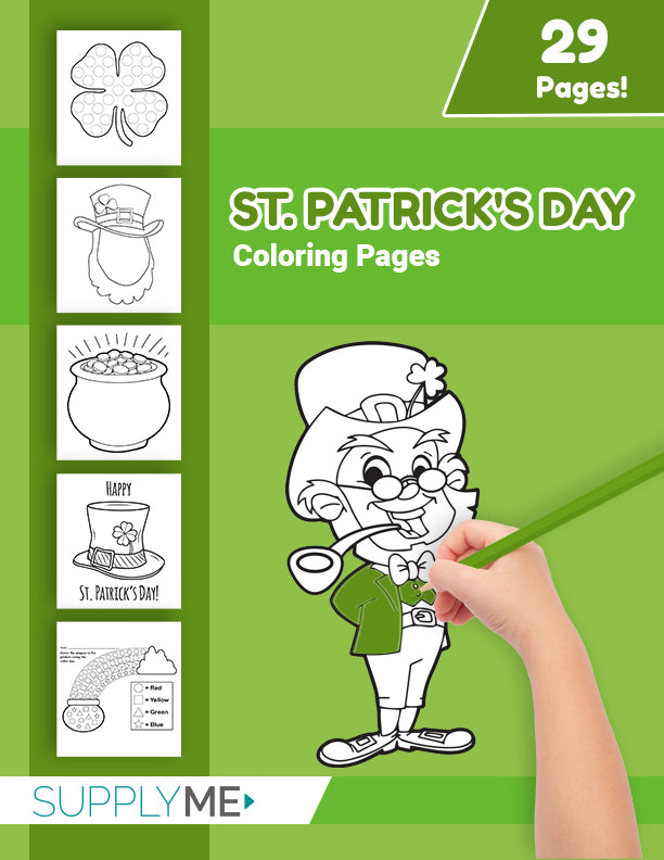 St. Patrick's Day Coloring Pages Bundle 29+ Printable St. Patrick's