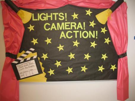 Lights Camera Action Bulletin Board 