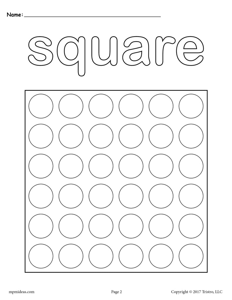 square do a dot printable square coloring page supplyme