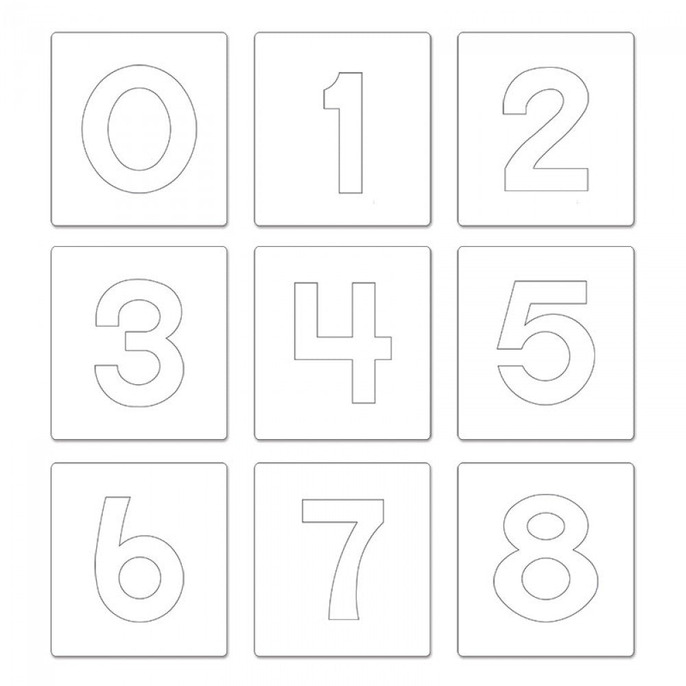 Sizzix® Bigz™ Die Set - Block Alphabet, Numbers, 3 1/2