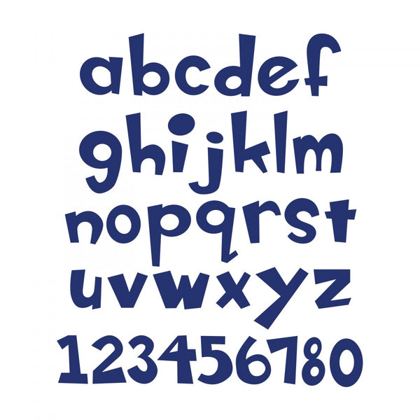 Sizzix® Bigz™ X-Large Die - Boss-O!™ Alphabet, Lowercase Letters ...