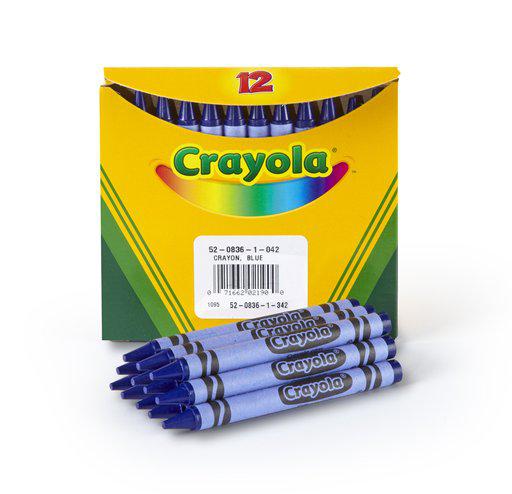 Download Crayola Bulk Blue Crayons, 12 Count | BIN520836042 - SupplyMe