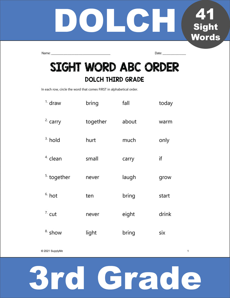 third-grade-sight-words-worksheets-abc-order-all-41-dolch-3rd-grade