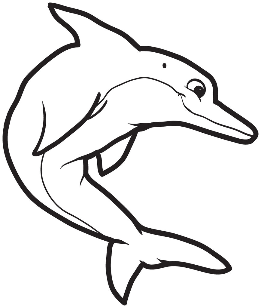 Download Printable Dolphin Coloring Page for Kids #3 - SupplyMe