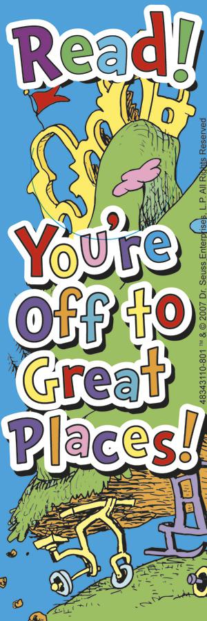 Eureka Dr. Seuss™ - Oh The Places You'll Go Book Mark | EU-834311 ...