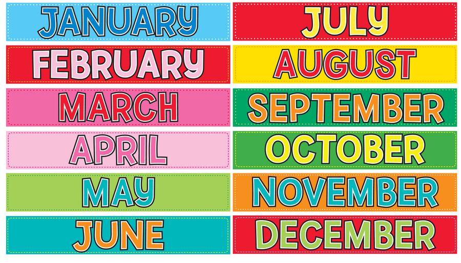 Hygloss Products Monthly Calendar Cards | HYG33512 – SupplyMe