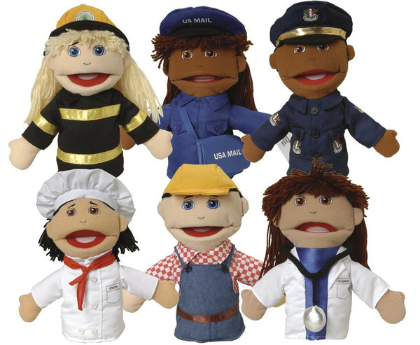 Marvel Education Company Multi Ethnic Career Puppet 6 Set Of All Career ...