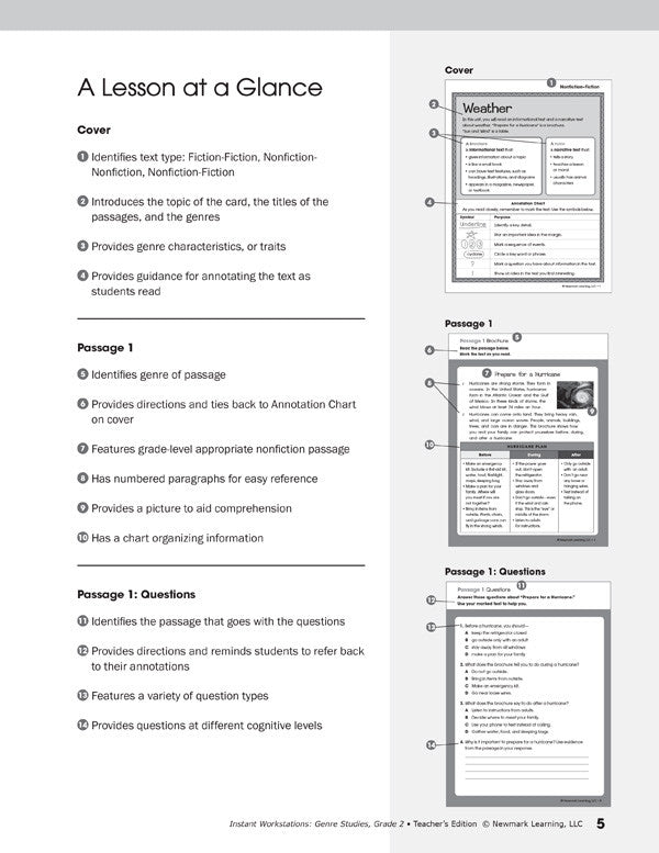 Newmark Learning Instant Workstations Genre Studies With 30 Paired