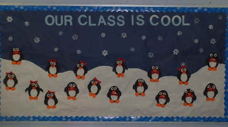 Our Class is Cool Winter Bulletin Board Idea – SupplyMe