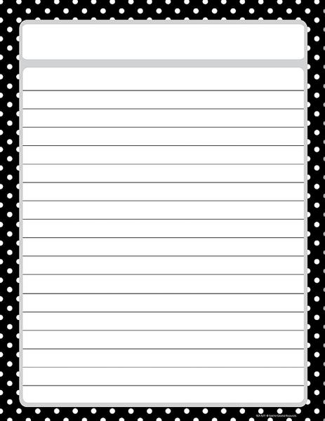 Black Polka Dots Chart | TCR7677 – SupplyMe