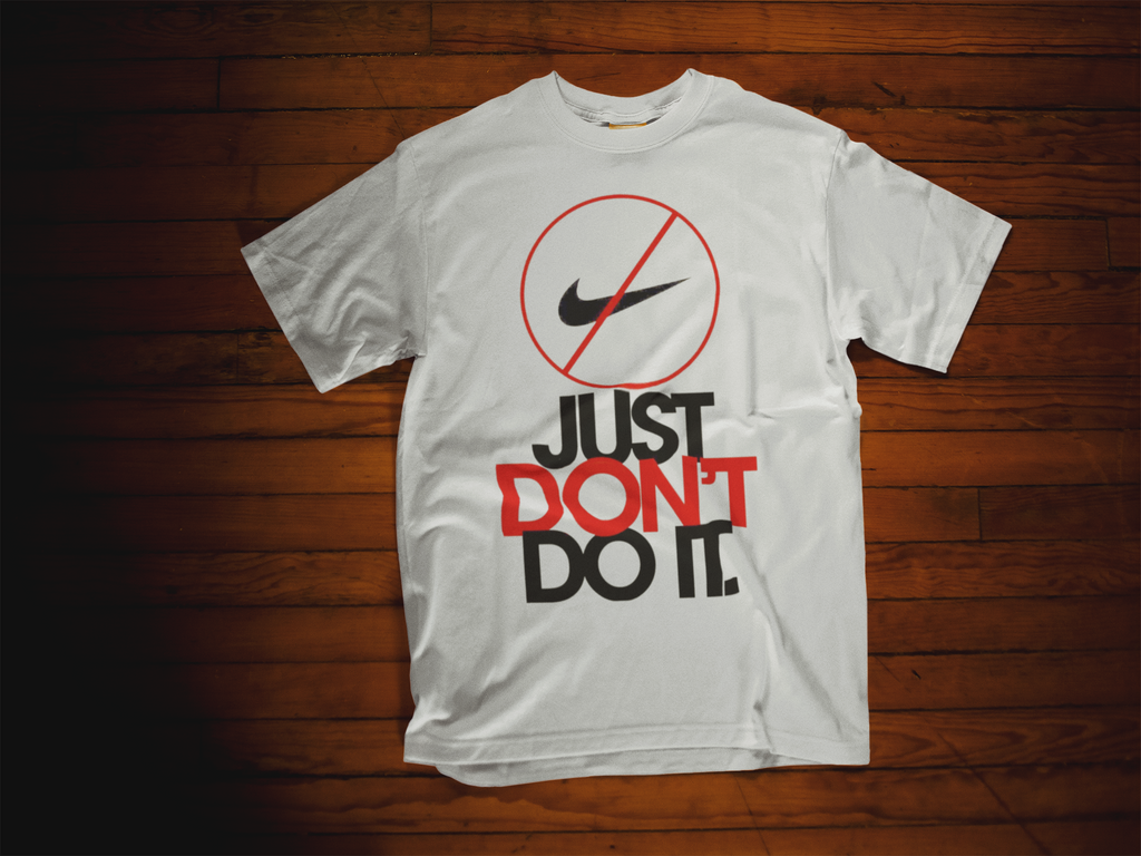 kortademigheid Competitief Tektonisch Just Don't Do It Shirt Anti Nike Shirt – We Are Right