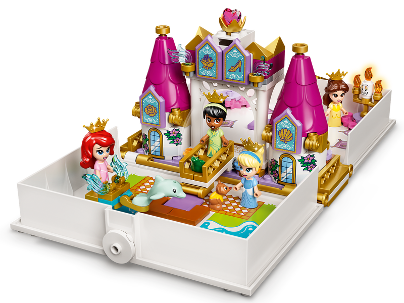 LEGO Disney - Ariel, Belle, Cinderella and Tiana's Storybook Adventures (43193) Building Toy LOW STOCK